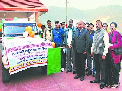Voter awareness chariot off